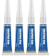 Reef Glue, Clear Coral Glue, Instant Aquarium Glue for Plants and Rocks, Mosses, Coral, Stone, Wo...