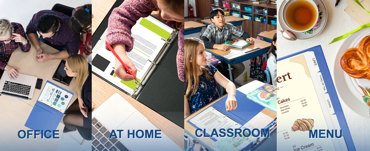 White Binder Dividers