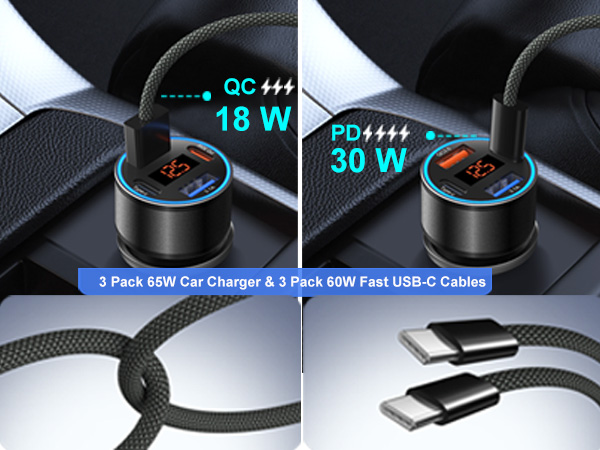 usb c super fast type c car charger for samsung android phone 