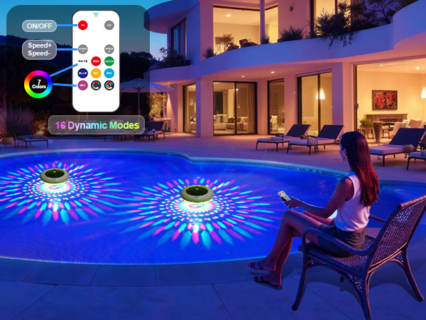 solar floating pool lights