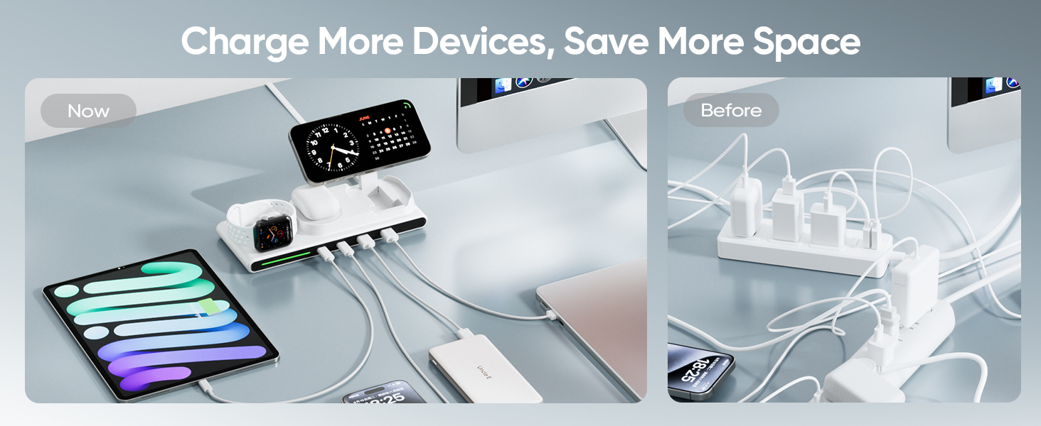 7-in-1 Wireless Charging Station for Apple Multiple Devices