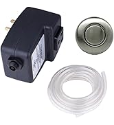 Mr. Scrappy 20-MSAS-65-BN Single Outlet Garbage Disposal Air Switch, Kitchen Sink Top On and Off ...