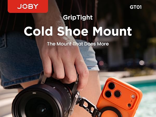 Joby GripTight Magnetic Cold Shoe Phone Mount
