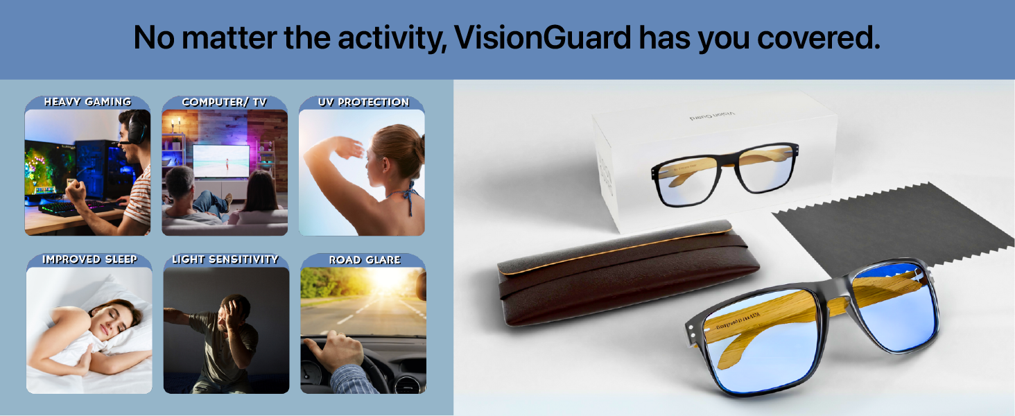 Use as sleep glasses and decrease screen-related blue light exposure for better sleep at night