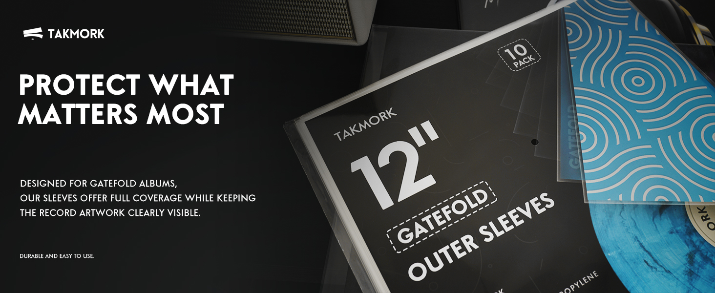 TAKMORK Gatefold Record Albums