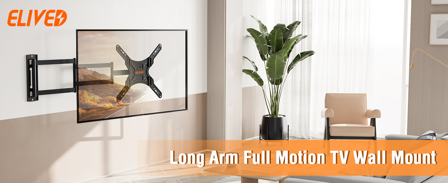 long arm tv wall mount