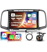 [ 8 Core 6G 128G] for Toyota Venza 2008-2016 Radio Android 9 Inch Touchscreen Wireless Carplay An...