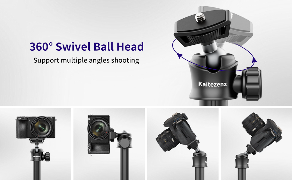 The selfie stick tripod for GoPro camera is made of high-quality ABS material