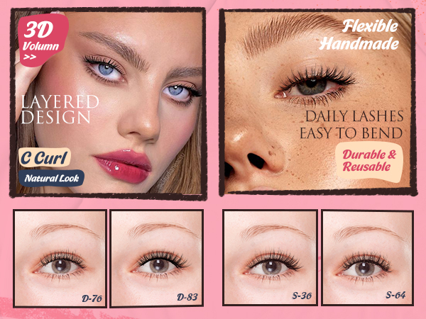natural wispy cat eye lashes best lash everyday lashes