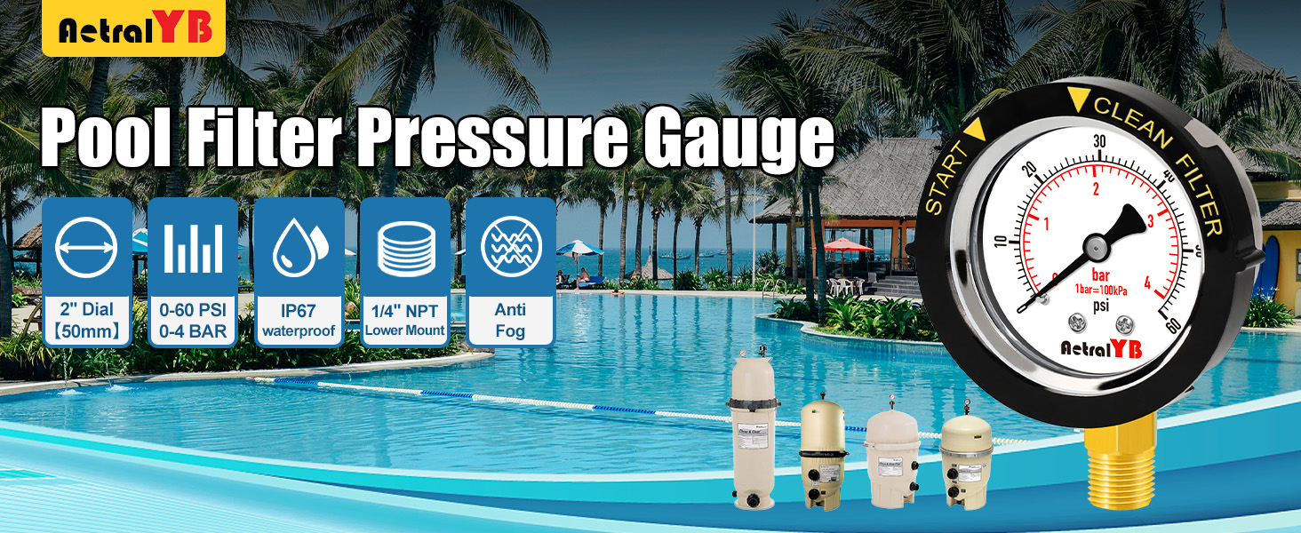 pool pressure gauge