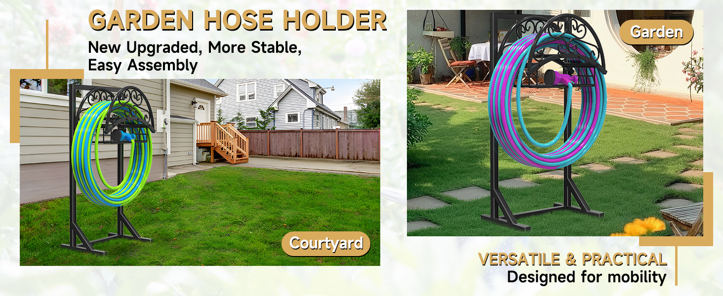Water Hose Holder for Outside