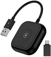 Wireless Carplay Adapter for iPhone 16/16 Pro/16 Pro Max/16 Plus/15/14/13, Carplay Wireless Adapt...