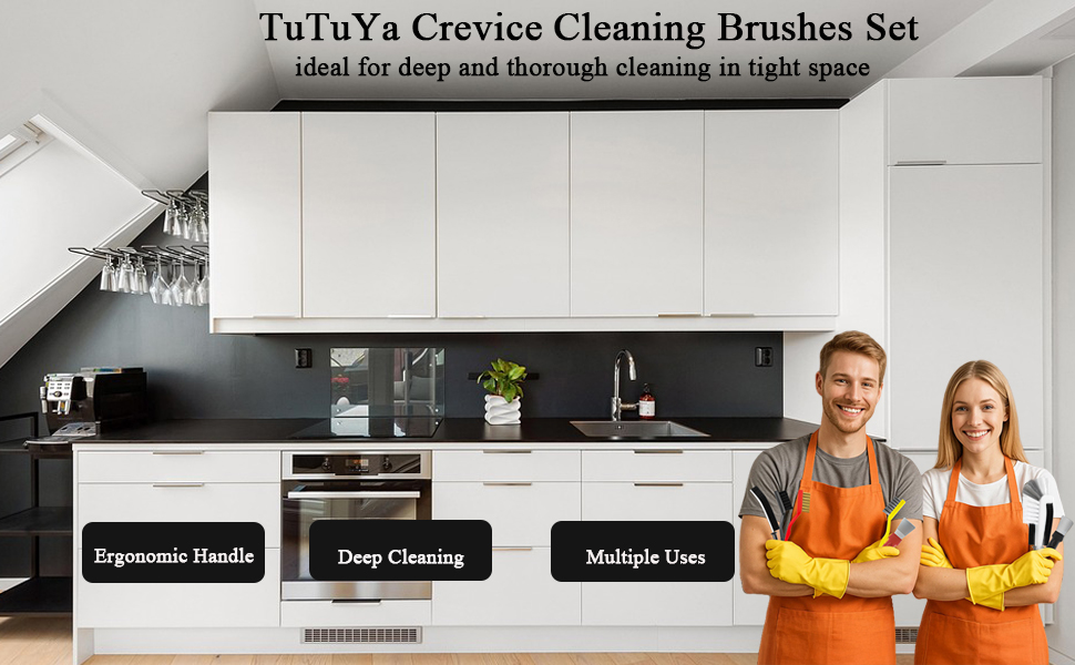 Crevice Cleaning Brushes Set