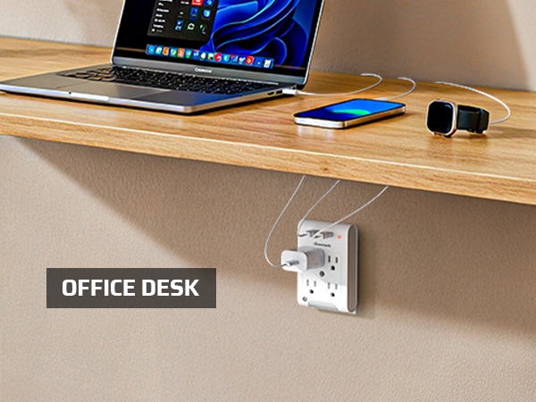 DEWENWILS Outlet Extender for office