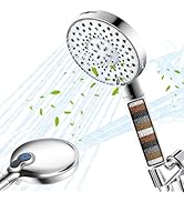 Ryamen Filtered Shower Head with Handheld, High Pressure 9-Spray Modes Detachable Shower Head wit...