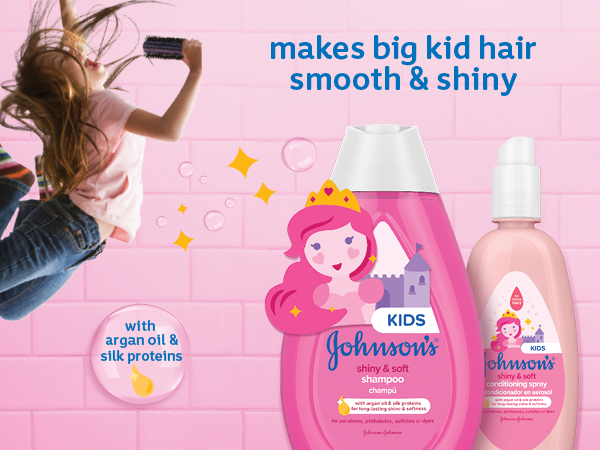kid toddler baby ninas shampoo conditioner tear free boys girls shiny soft argan oil spray moisture