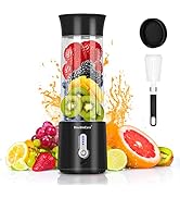 Portable Blender for Shakes and Smoothies,500ml Electric Juicer, 4000mAh Smoothie Blender with BP...