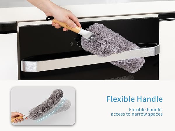 MR.SIGA Lint Free Microfiber Duster, Washable and Reusable Duster, Microfiber Dusters for Cleaning