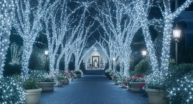 Smart Christmas Lights with 6 Voice Commands