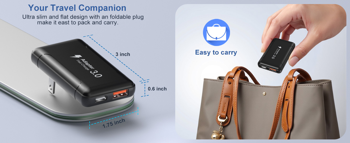 low profile usb wall plug