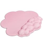Gaming Mouse Pad Wrist Rest,Ergonomic Cloud Wrist Rest Mousepad with Gel Memory Foam,Non-Slip Rub...