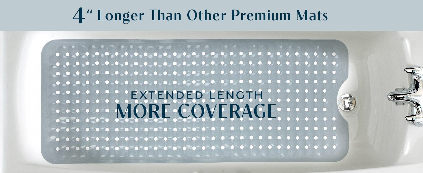 non-slip bathmat extra long, anti slip, grip