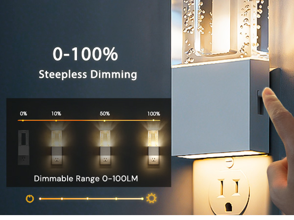 Dimmable night light