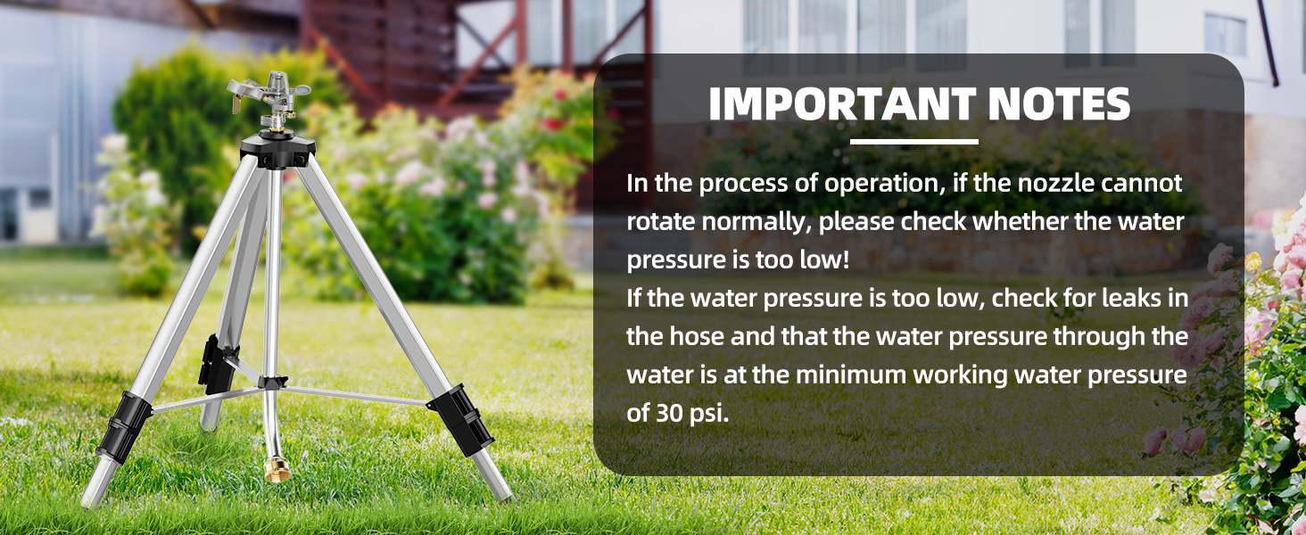 metal sprinklers for yard