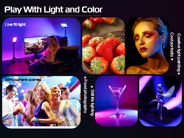 camera light rgb lights rgb portable light newmowa 60 led high power rechargeable clip