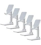 OGMAPLE Phone Holder for Desk, 5 Pack MT-6 Cell Phone Stand for Desk Universal Cellphone Stand Ho...