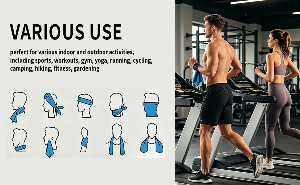 ice towels for neck and face chillpal cooling neck wraps workout towels for gym sweat