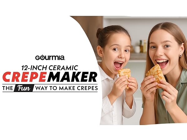 made to perfection 12 inch crepe maker gourmia