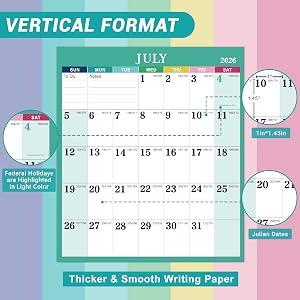 2026-2027 yearly calendar 2026-2027 wall calendar 2026-2027 large wall calendar