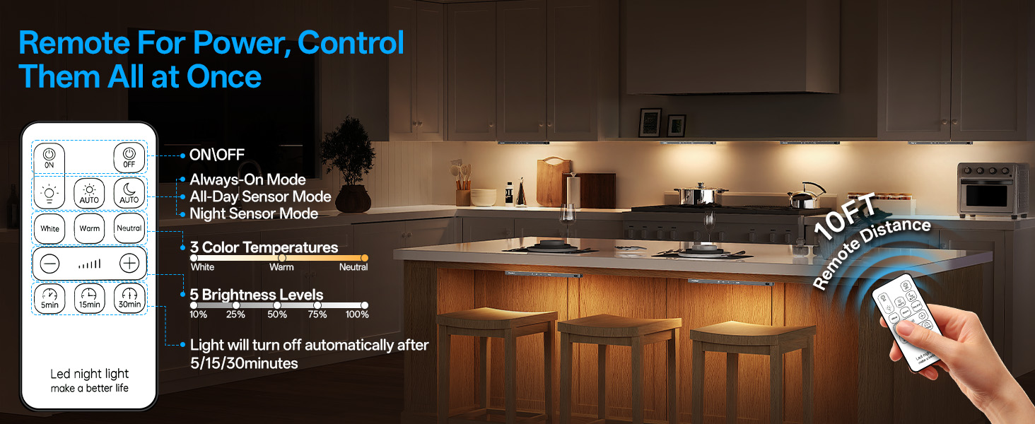 under cabinet lighting wireless