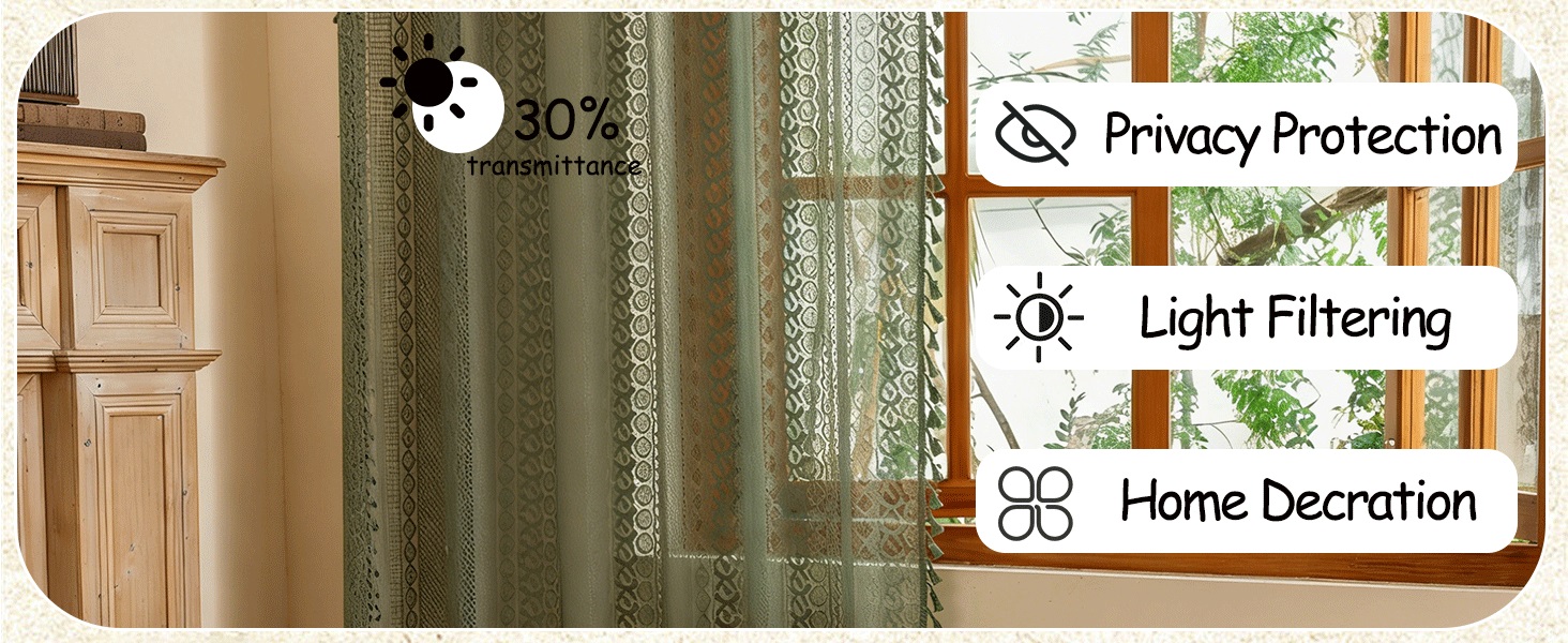 boho curtains