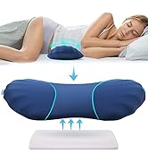 Adjustable Lumbar Support Pillow for Sleeping Memory Foam Back Support Pillow for Lower Back Pain...