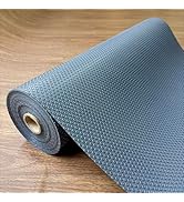 EVALAND Shelf Liners for Kitchen Cabinets Non-Adhesive 12" x 33 FT Grey Drawer Liner Non Slip, Wa...