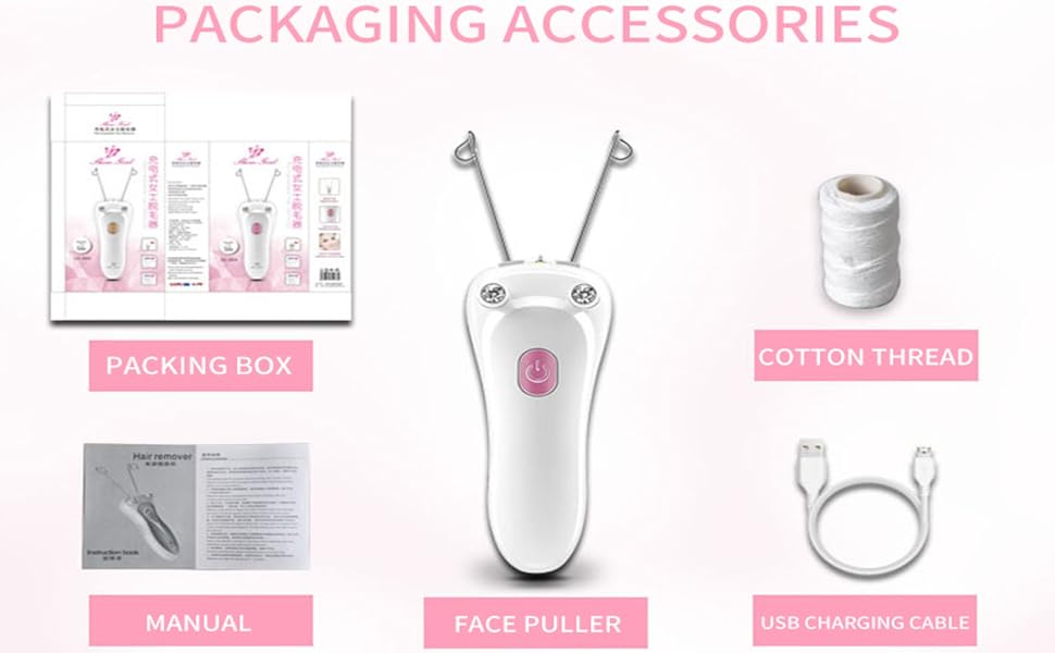 Cotton Thread Epilator Facial Body Hair Removal Device