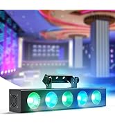 LED Stage Wash Light Bar 50W,5PCS LEDs 4 in1 RGBW COB DJ Lights Bar with DMX &amp; Sound Activated Co...