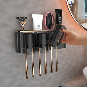 toothbrush holder bathroom organizer