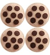KHC-KHF Cookie Hair Clips Chocolate Chip Felt Barrettes Halloween Costume | Funny Pretend Food Ha...