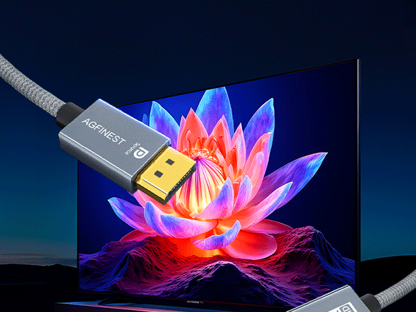 AGFINEST 8K DisplayPort to HDMI Cable