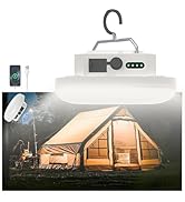 Tent Light LED Rechargeable Camping Portable Hanging Lantern,IPX5 Waterproof Outdoor Lights with ...