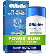 Gillette Clinical Antiperspirant and Deodorant for Men, 100HR Sweat &amp; Odor Protection, Long Lasti...