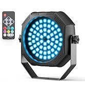 Battery Powered Stage Lights, Rechargeable Strobe Lights USB Powered Auto Sound Activated Control...