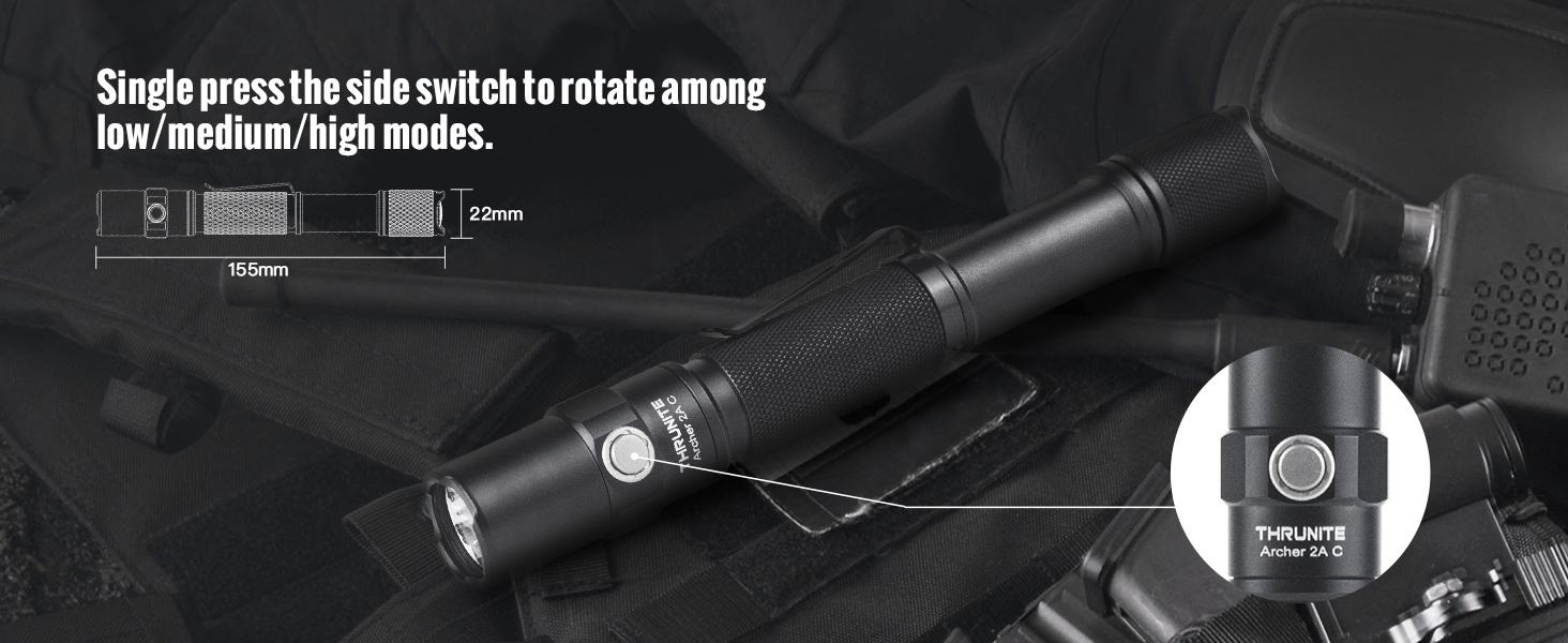 Easy to operate flashlight