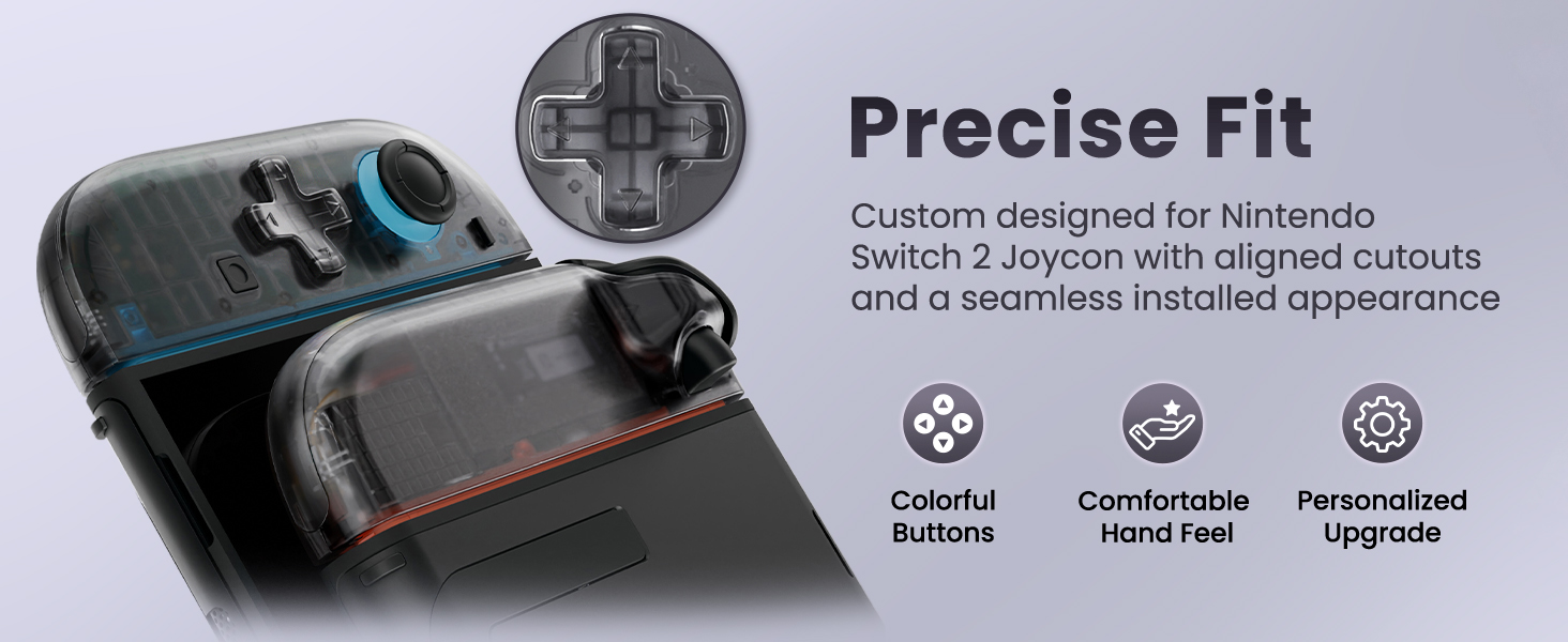 Shell (D-Pad Version) with Buttons for Joycon 2