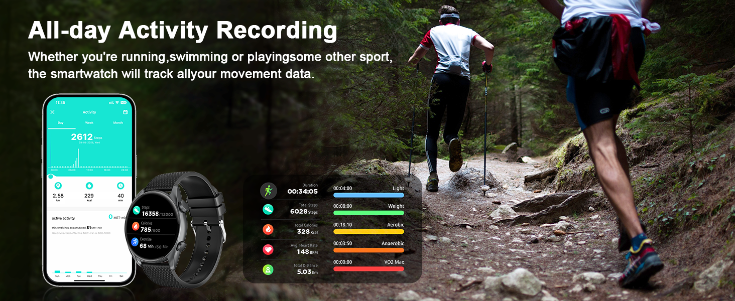 This smartwatch will track all your exercise data