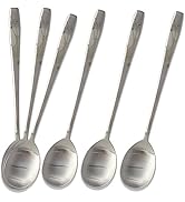 Balwoo [6 P][Made in Korea] Korean Style Soup Spoon 8.5 inch Premium 304(18/10) Stainless Steel D...