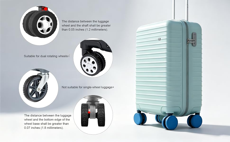 Luggage Wheel Covers